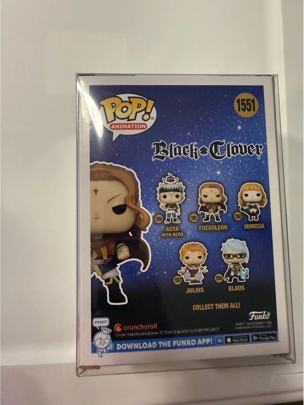 Funko Pop Black Clover Fuegoleon #1551 Animation Vinyl